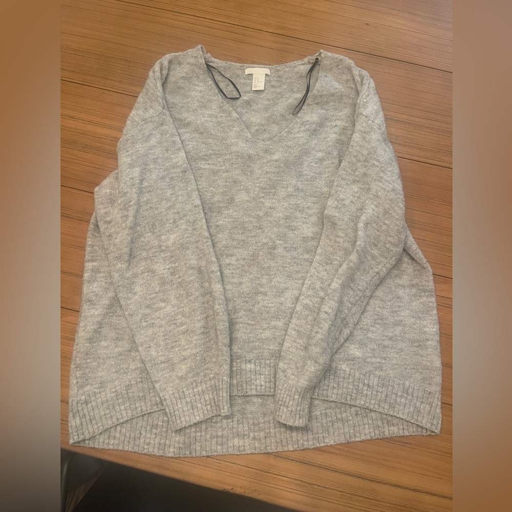 Grey oversized sweater